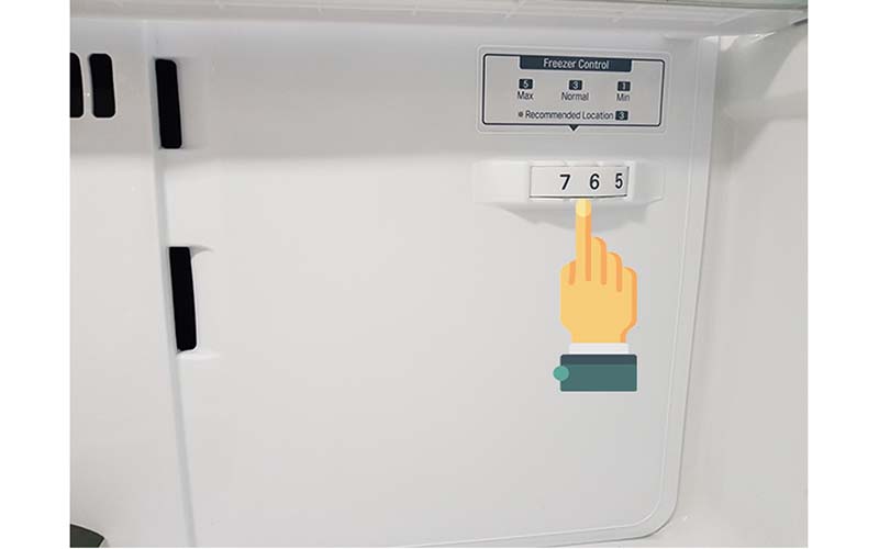chỉnh nhiệt độ ngăn mát tủ lạnh